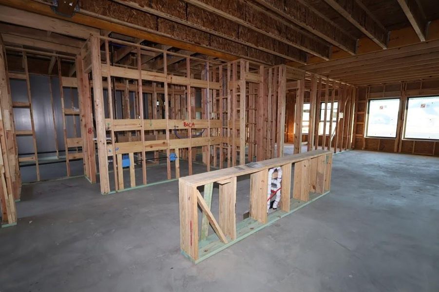 In-progress construction of a new home in The Meadows at Imperial Oaks, Conroe, TX (Image 15).