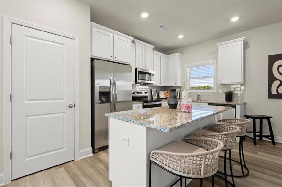 Furnished interior view inside a new home in , Dacula (Image 11). Furnished interior view inside a new home in , Dacula (Image 11).