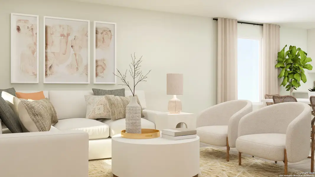 Furnished interior view inside a new home in Stone Garden, Elmendorf (Image 22).