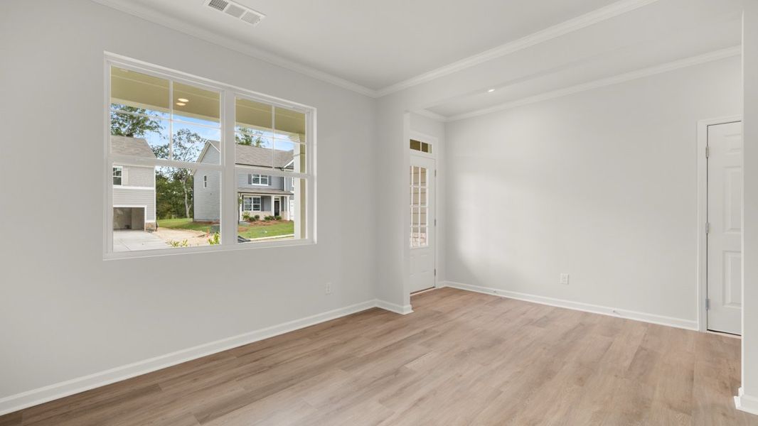 Representative unfurnished interior of a home built from the Galen by D.R. Horton in South Wind, South Fulton (Image 12).