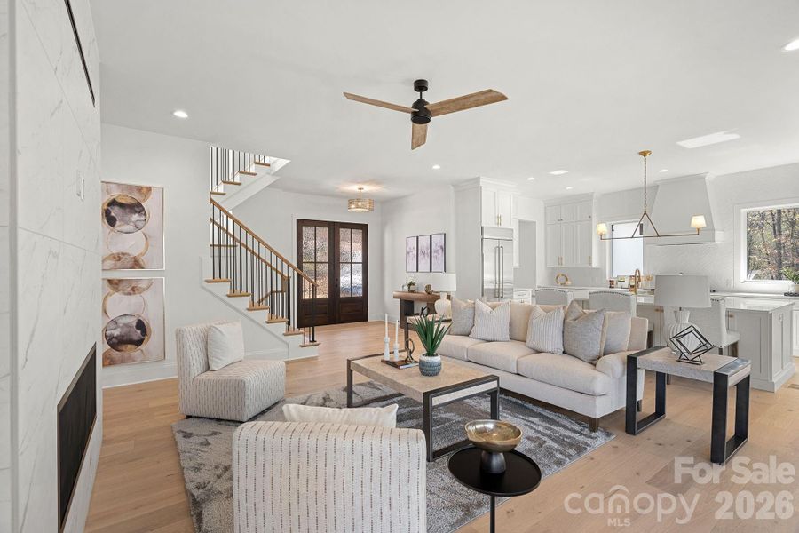 Furnished interior view inside a new home in , Mooresville (Image 15).