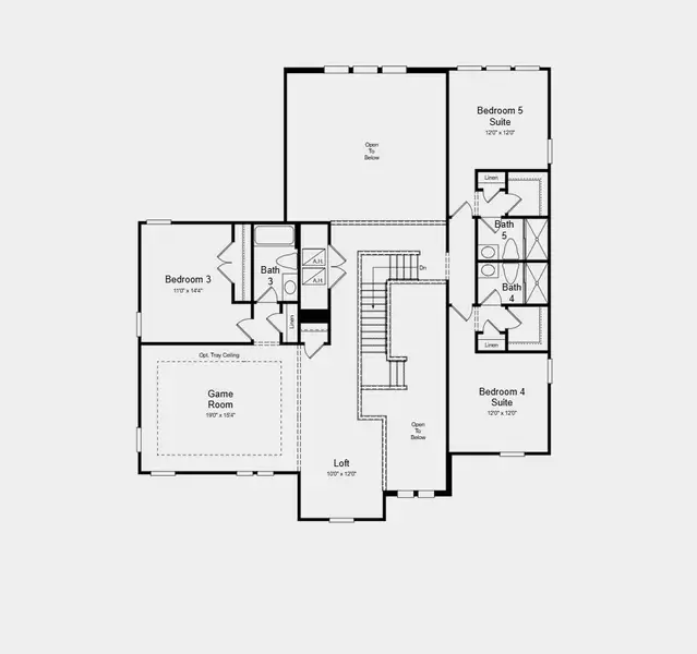 2D floor plan layout for the Ravenna by Taylor Morrison in Esplanade at Rivergrass, Immokalee, FL (Image 3). 2D floor plan layout for the Ravenna by Taylor Morrison in Esplanade at Rivergrass, Immokalee, FL (Image 3).