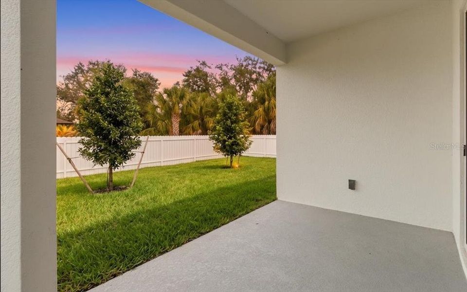 Exterior details and patio area of a home in , North Port (Image 41).