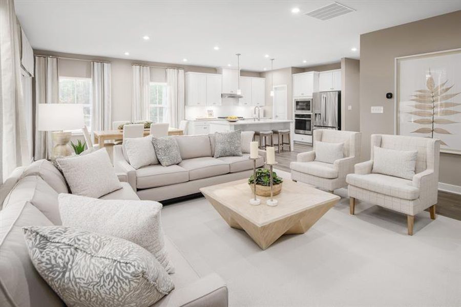 Representative furnished interior of a home built from the Ashbrooke by Ryan Homes in Friendship Meadows, Seneca (Image 5). Representative furnished interior of a home built from the Ashbrooke by Ryan Homes in Friendship Meadows, Seneca (Image 5).