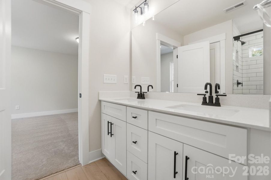 Furnished interior view inside a new home in Blythe Mill Townhomes, Waxhaw (Image 15).