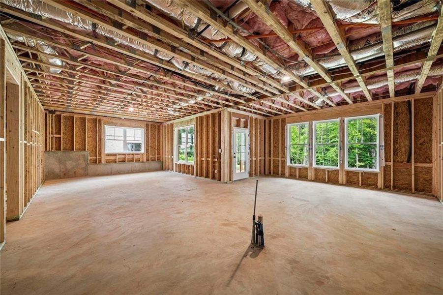 In-progress construction of a new home in , Atlanta, GA (Image 67).