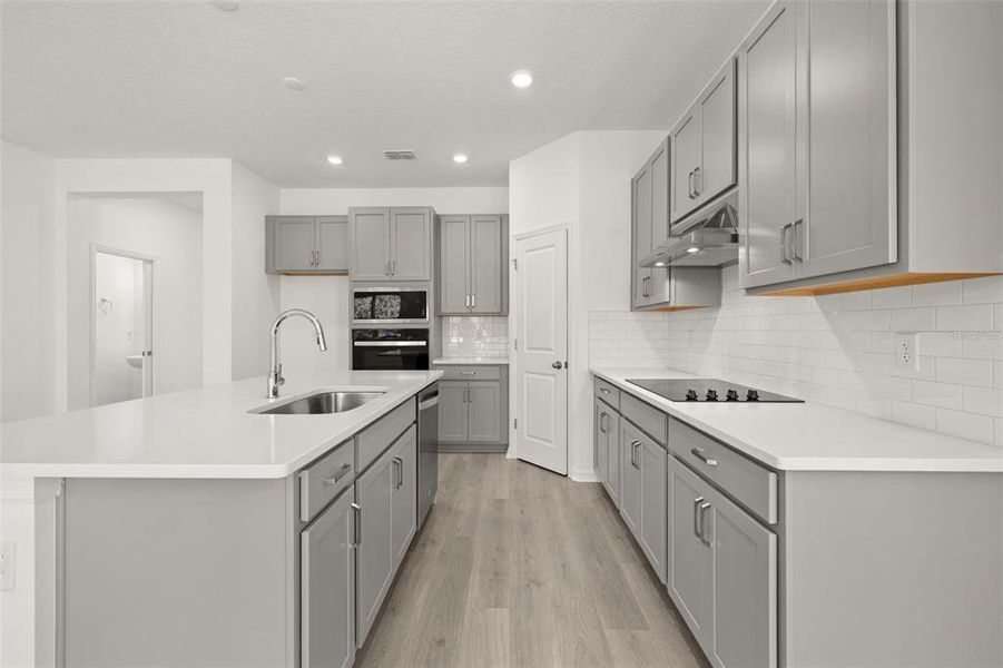 Furnished interior view inside a new home in Reserve at Hammock Oaks, Lady Lake (Image 7). Furnished interior view inside a new home in Reserve at Hammock Oaks, Lady Lake (Image 7).