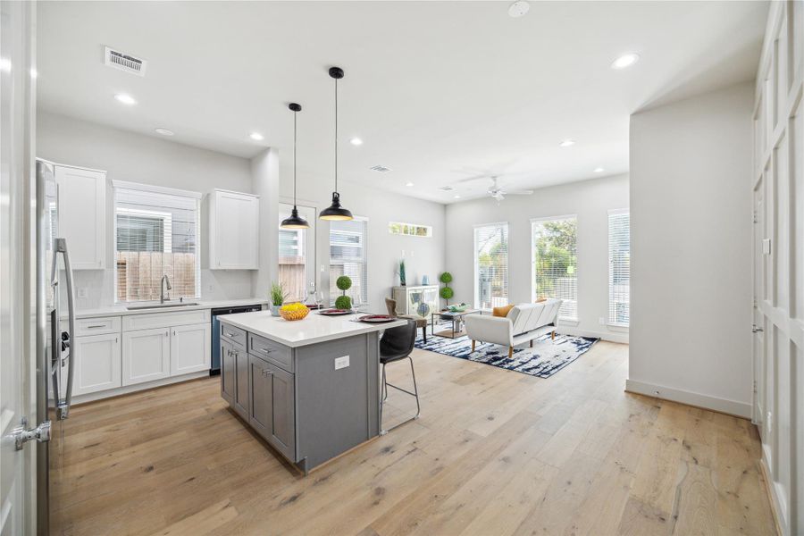 Furnished interior view inside a new home in , Houston (Image 4).