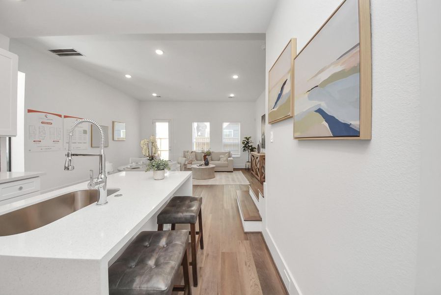 Furnished interior view inside a new home in Carver Landing, Houston (Image 37).
