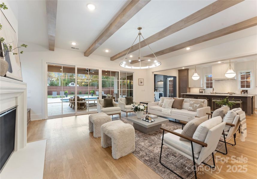 Furnished interior view inside a new home in , Charlotte (Image 5).