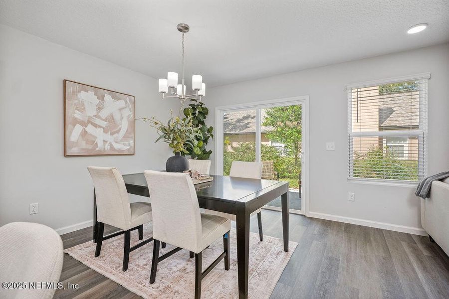 Furnished interior view inside a new home in , Jacksonville (Image 5). Furnished interior view inside a new home in , Jacksonville (Image 5).