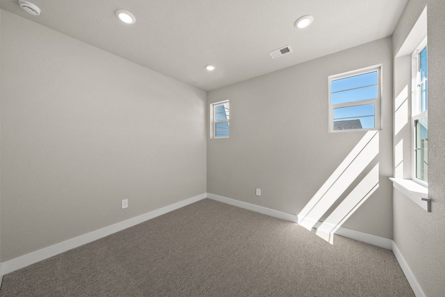 Spacious, unfurnished interior of a new home in Trumark Homes at Sterling Ranch, Littleton (Image 14). Spacious, unfurnished interior of a new home in Trumark Homes at Sterling Ranch, Littleton (Image 14).