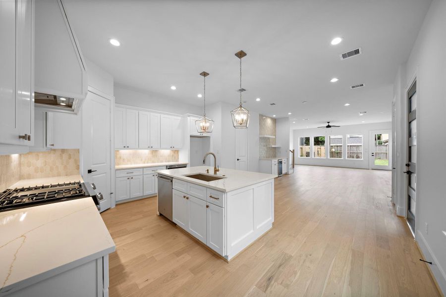 Furnished interior view inside a new home in , Houston (Image 6).