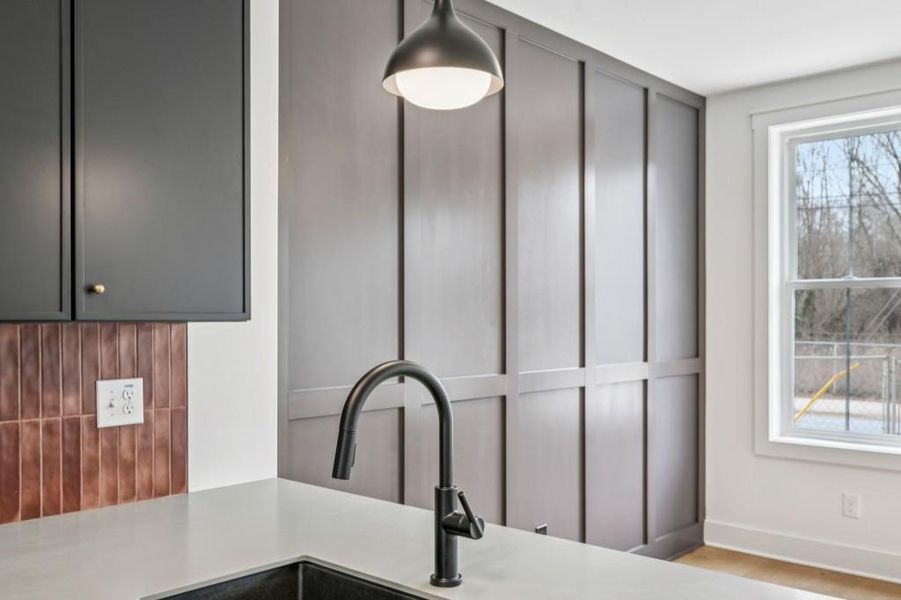 Close-up of interior finishes inside a home in , Atlanta (Image 21).