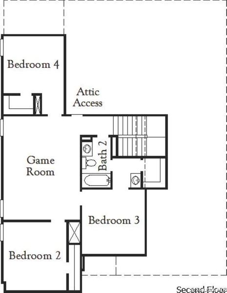 2D floor plan layout of this home in Garden Grove, San Antonio, TX (Image 2). 2D floor plan layout of this home in Garden Grove, San Antonio, TX (Image 2).