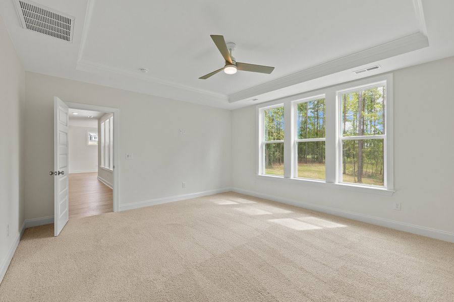 Representative unfurnished interior of a home built from the The Bradley by RobuckHomes in Baylee Ridge, Selma (Image 165). Representative unfurnished interior of a home built from the The Bradley by RobuckHomes in Baylee Ridge, Selma (Image 165).
