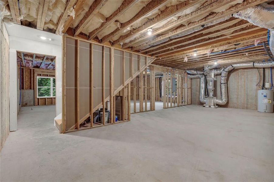 In-progress construction of a new home in , Monroe, GA (Image 54).