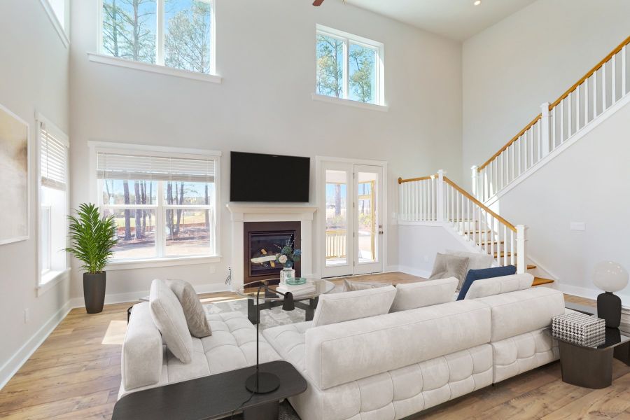 Furnished interior view inside a new home in Stonewood Estates, Durham (Image 6).