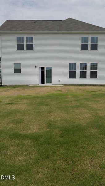 Huge back yard Huge back yard