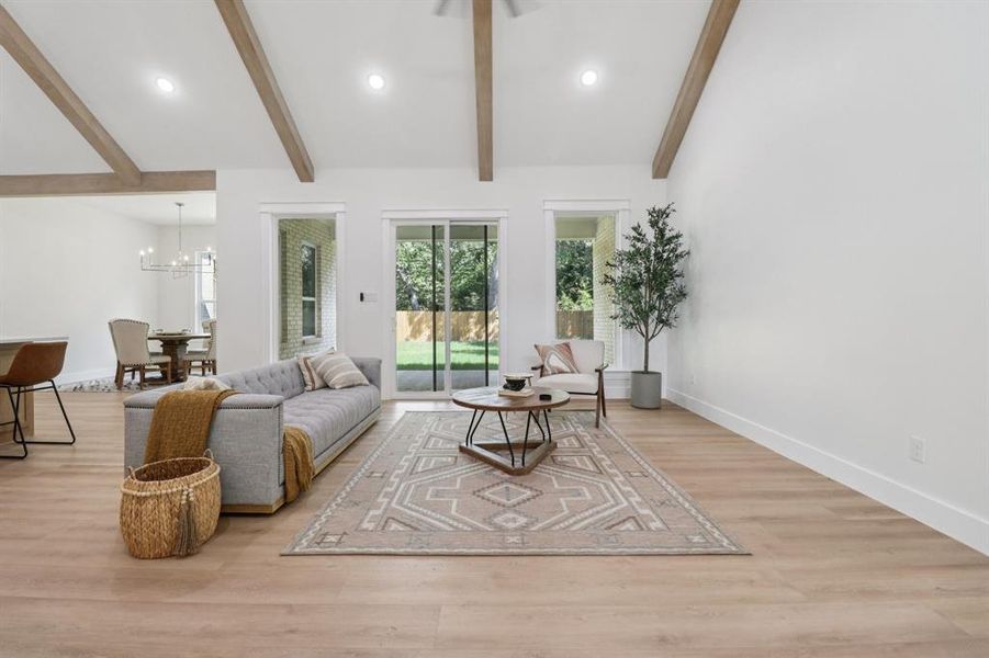 Furnished interior view inside a new home in , Euless (Image 27). Furnished interior view inside a new home in , Euless (Image 27).
