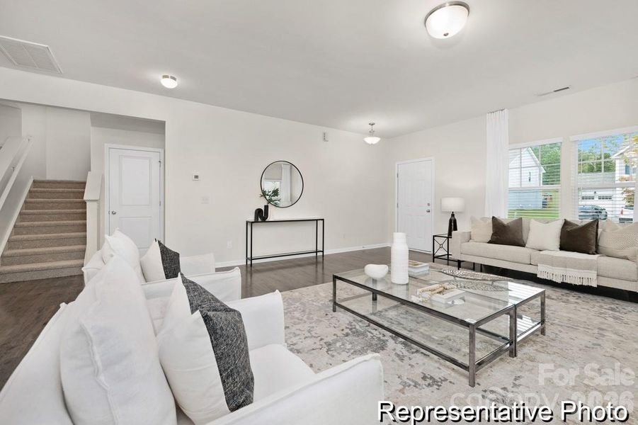 Furnished interior view inside a new home in Whispering Hills, Locust (Image 11).