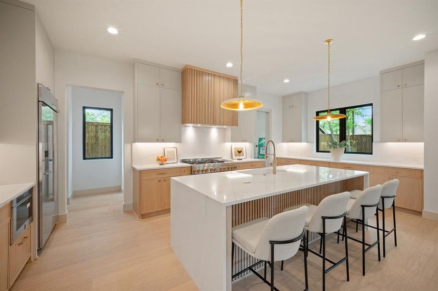 Furnished interior view inside a new home in , Dallas (Image 16).