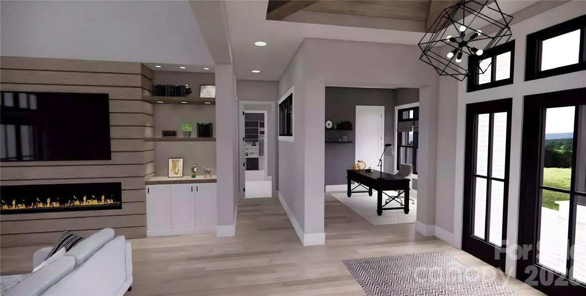 Furnished interior view inside a new home in , Mooresville (Image 15).