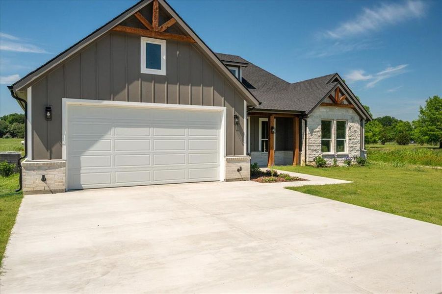 Front exterior of a new home in , Leonard, TX, highlighting curb appeal (Image 23).