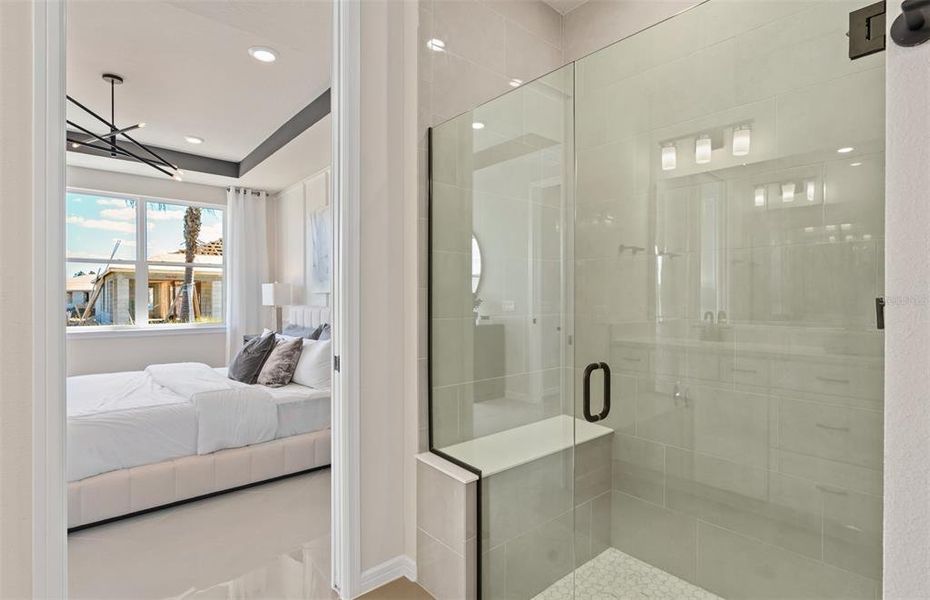 Furnished interior view inside a new home in Del Webb Sunbridge, St. Cloud (Image 28).