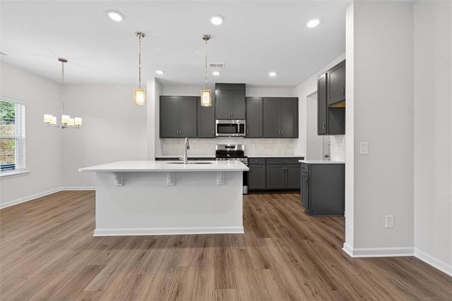 Furnished interior view inside a new home in Franklin Manor, Lawrenceville (Image 17).