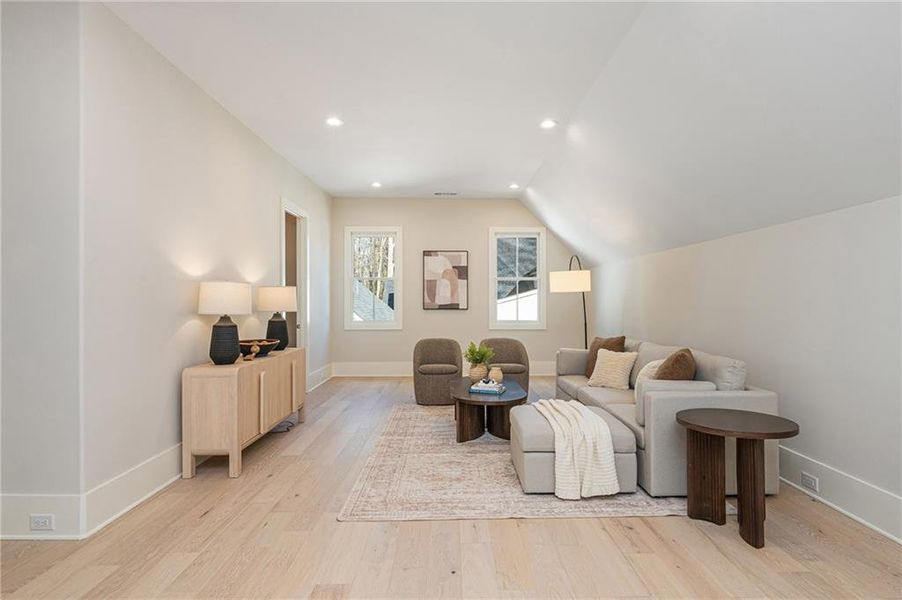 Furnished interior view inside a new home in , Alpharetta (Image 63).