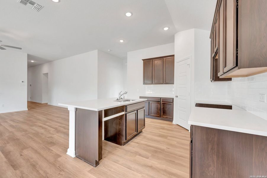 Furnished interior view inside a new home in Chaparral Ranch, Floresville (Image 17).