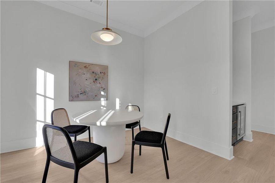 Furnished interior view inside a new home in Skyview On Broad, Sugar Hill (Image 8).