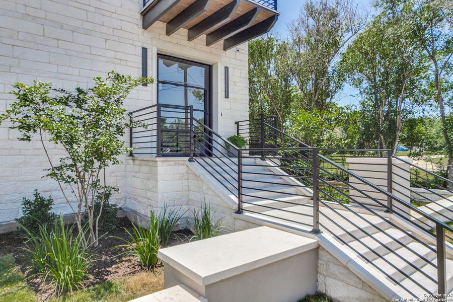 Front exterior of a new home in , Boerne, TX, highlighting curb appeal (Image 1). Front exterior of a new home in , Boerne, TX, highlighting curb appeal (Image 1).