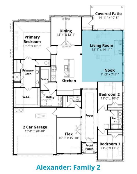 2D floor plan layout for the Alexander by John Houston Homes in Lake Forest, Woodway, TX (Image 9). 2D floor plan layout for the Alexander by John Houston Homes in Lake Forest, Woodway, TX (Image 9).