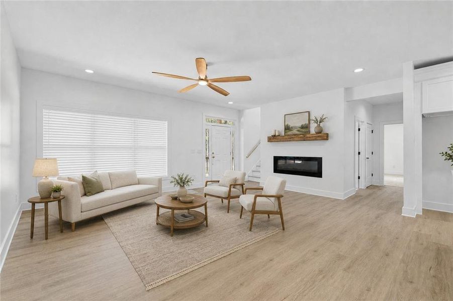 Furnished interior view inside a new home in , Rockmart (Image 15).