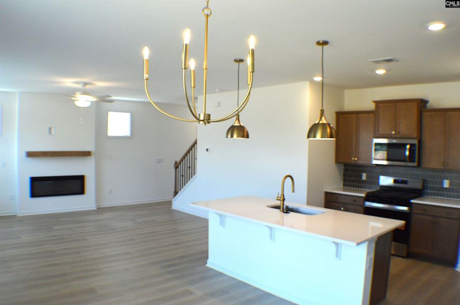 Furnished interior view inside a new home in Bickley Station, Irmo (Image 10). Furnished interior view inside a new home in Bickley Station, Irmo (Image 10).