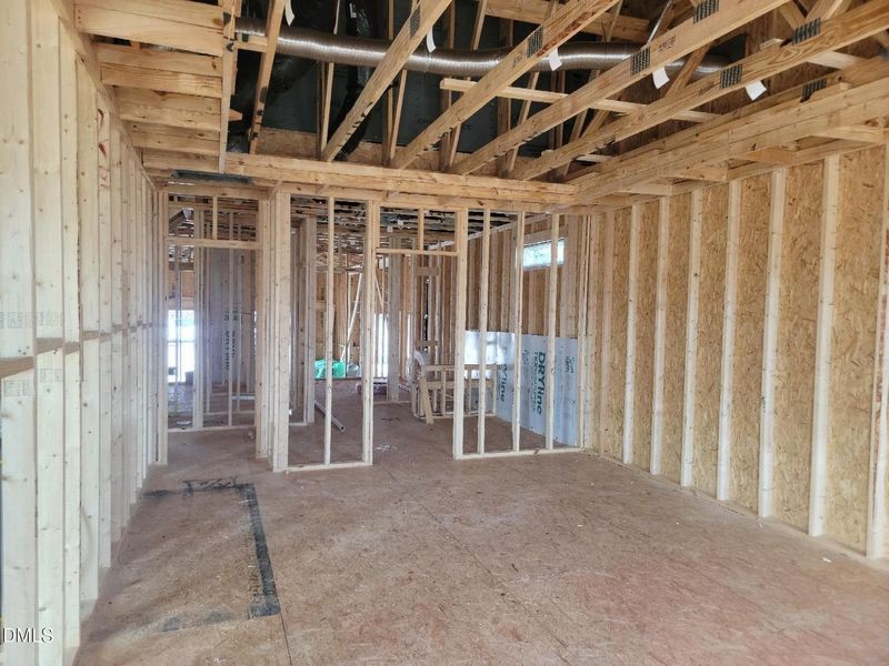 In-progress construction of a new home in Tobacco Road, Angier, NC (Image 29).