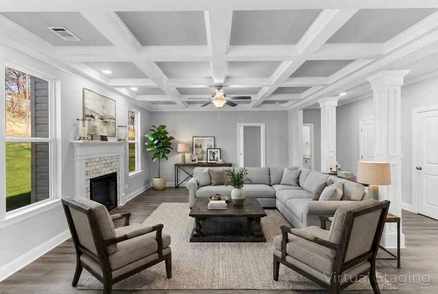 Furnished interior view inside a new home in Forrest Bluff, North Augusta (Image 5). Furnished interior view inside a new home in Forrest Bluff, North Augusta (Image 5).