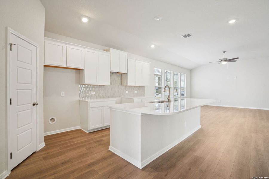 Furnished interior view inside a new home in Royal Crest, San Antonio (Image 12).