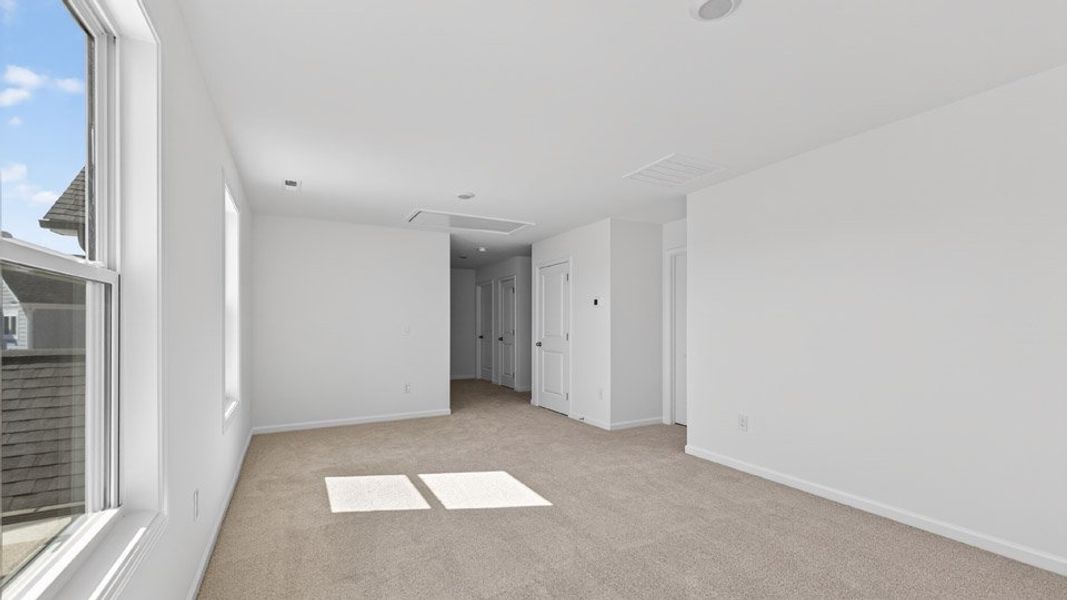 Spacious, unfurnished interior of a new home in The Grove at Winston Pointe, Clayton (Image 18). Spacious, unfurnished interior of a new home in The Grove at Winston Pointe, Clayton (Image 18).
