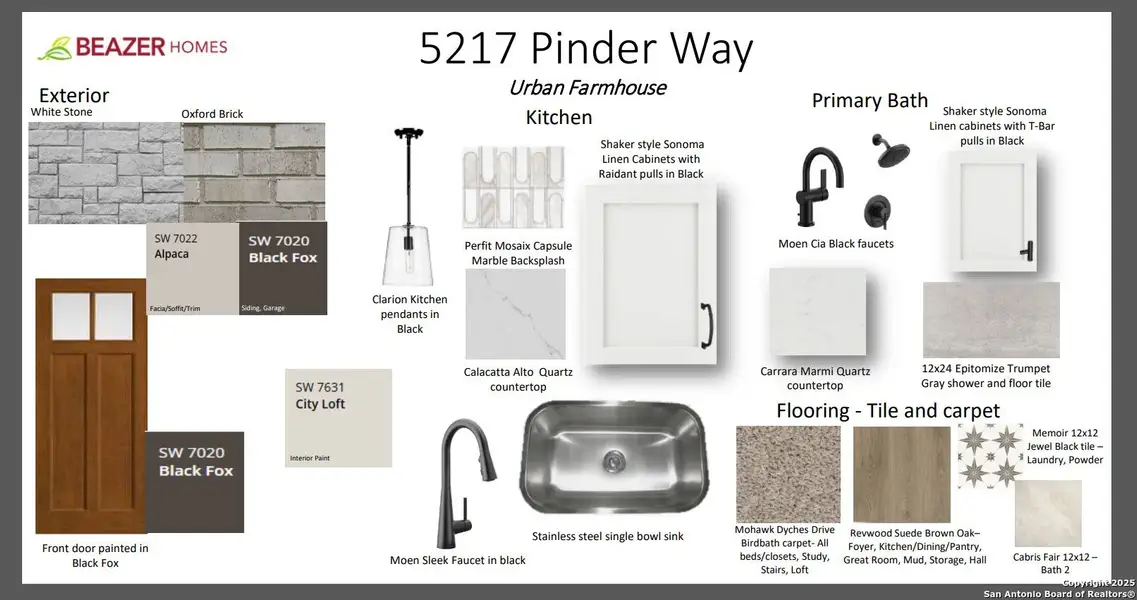 Sample of building materials used in homes in Parklands Estates, Marion (Image 15).