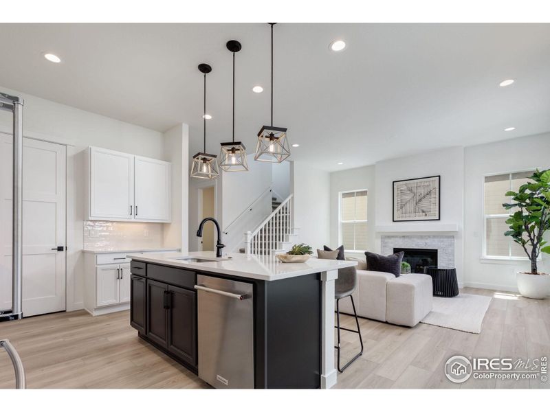 Furnished interior view inside a new home in Westerly, Erie (Image 8). Furnished interior view inside a new home in Westerly, Erie (Image 8).