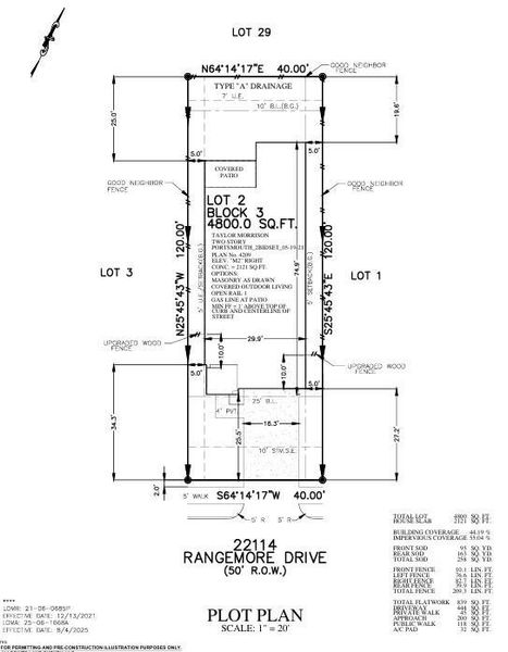 22114 Rangemore Drive Preliminary Plot Plan 22114 Rangemore Drive Preliminary Plot Plan