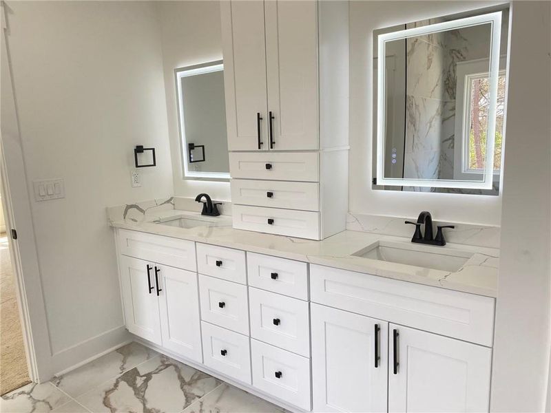Furnished interior view inside a new home in , Snellville (Image 17).