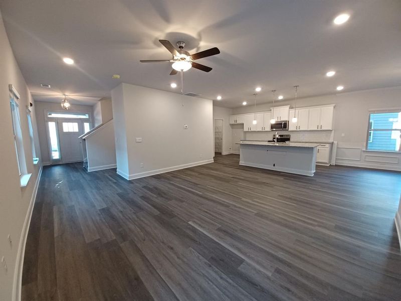 Representative unfurnished interior of a home built from the 2408 by Adams Homes in Rockfish Pointe, Wallace (Image 8).
