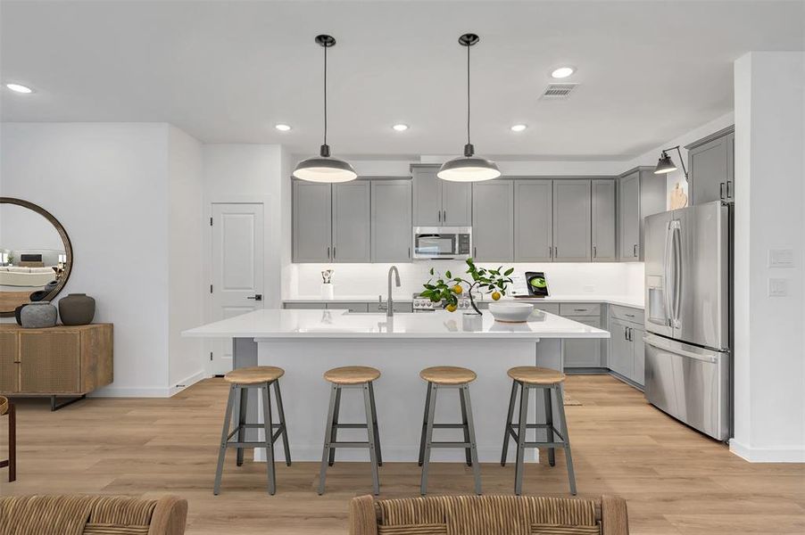 Furnished interior view inside a new home in Rolling Ridge, Van Alstyne (Image 7).