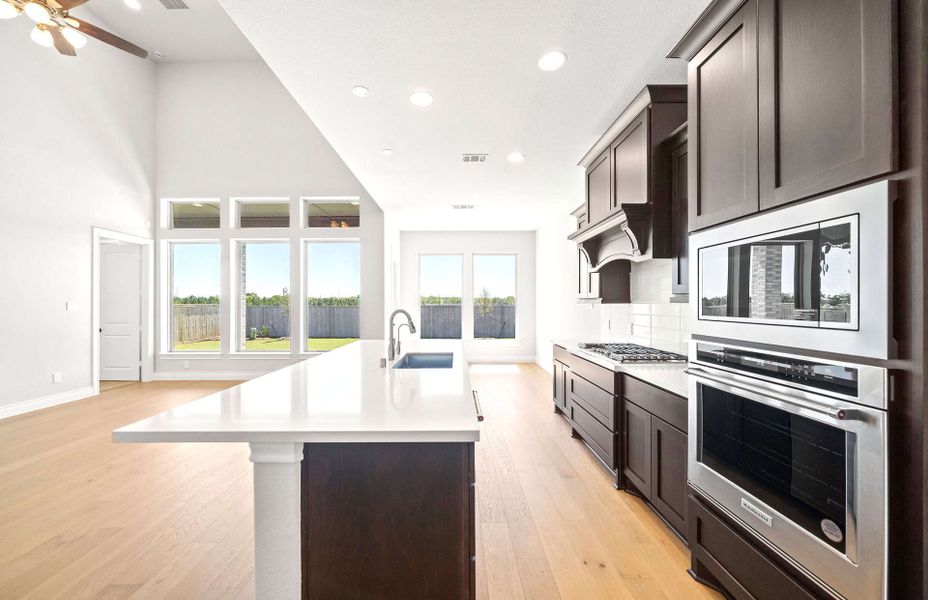 Representative furnished interior of a home built from the 3054 by Ravenna Homes in The Highlands 55′, Porter (Image 6). Representative furnished interior of a home built from the 3054 by Ravenna Homes in The Highlands 55′, Porter (Image 6).