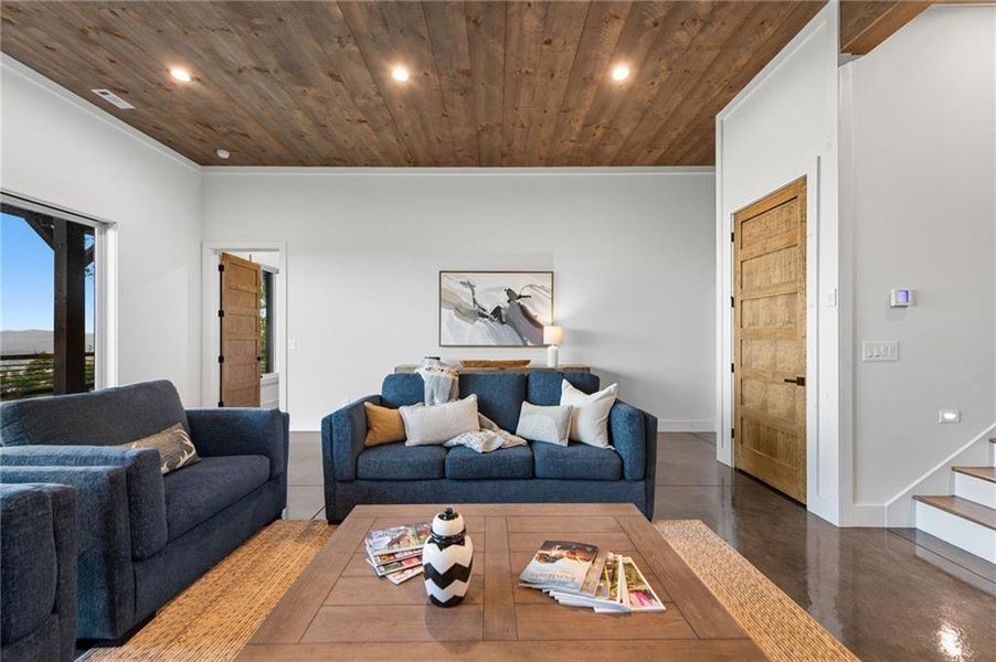 Furnished interior view inside a new home in , Mineral Bluff (Image 72).