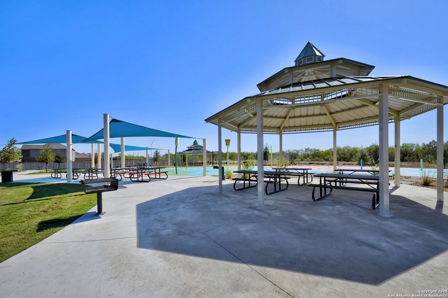 Front exterior of a new home in Preserve at Medina, Von Ormy, TX, highlighting curb appeal (Image 12). Front exterior of a new home in Preserve at Medina, Von Ormy, TX, highlighting curb appeal (Image 12).
